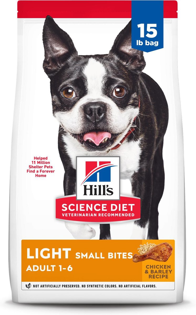 Hills science plan outlet mature light dog food