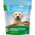 TropiClean Fresh Breath Vanilla Mint Flavor Dental Chews for Regular Dogs, over 25-lbs, 8 count