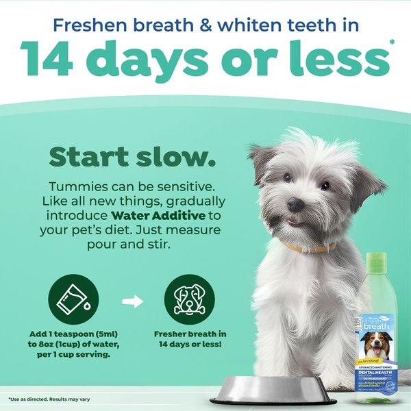 TropiClean Fresh Breath Advanced Whitening Clean Teeth Gel Kit