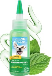 TropiClean Fresh Breath Brushing Dog Dental Gel, 2-oz bottle