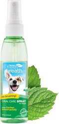 TropiClean Fresh Breath Oral Care Dog Dental Spray, 4-oz bottle