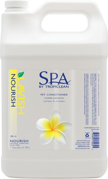 TropiClean Spa Nourish Conditioner for Dogs & Cats, 1-gal bottle slide 1 of 5