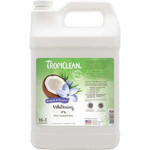 TropiClean Whitening Awapuhi & Coconut Shampoo, 1-gal bottle