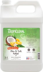 TropiClean Neem & Citrus Dog Shampoo, 1-gal bottle