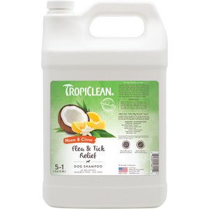 TropiClean Neem & Citrus Dog Shampoo, 1-gal bottle