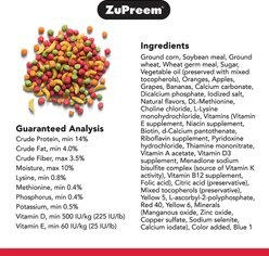 ZuPreem AvianBreeder FruitBlend with Natural Fruit Flavors Bird Food, 2-lb bag slide 2 of 5