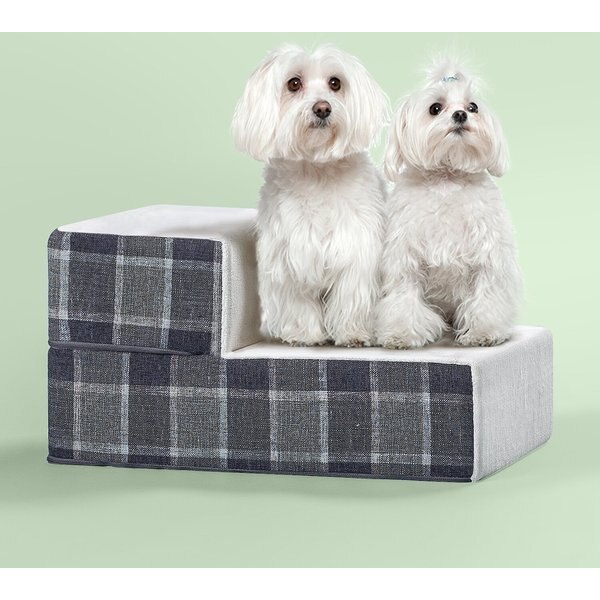 ZINUS Easy Cat & Dog Stairs, Brown, XSmall