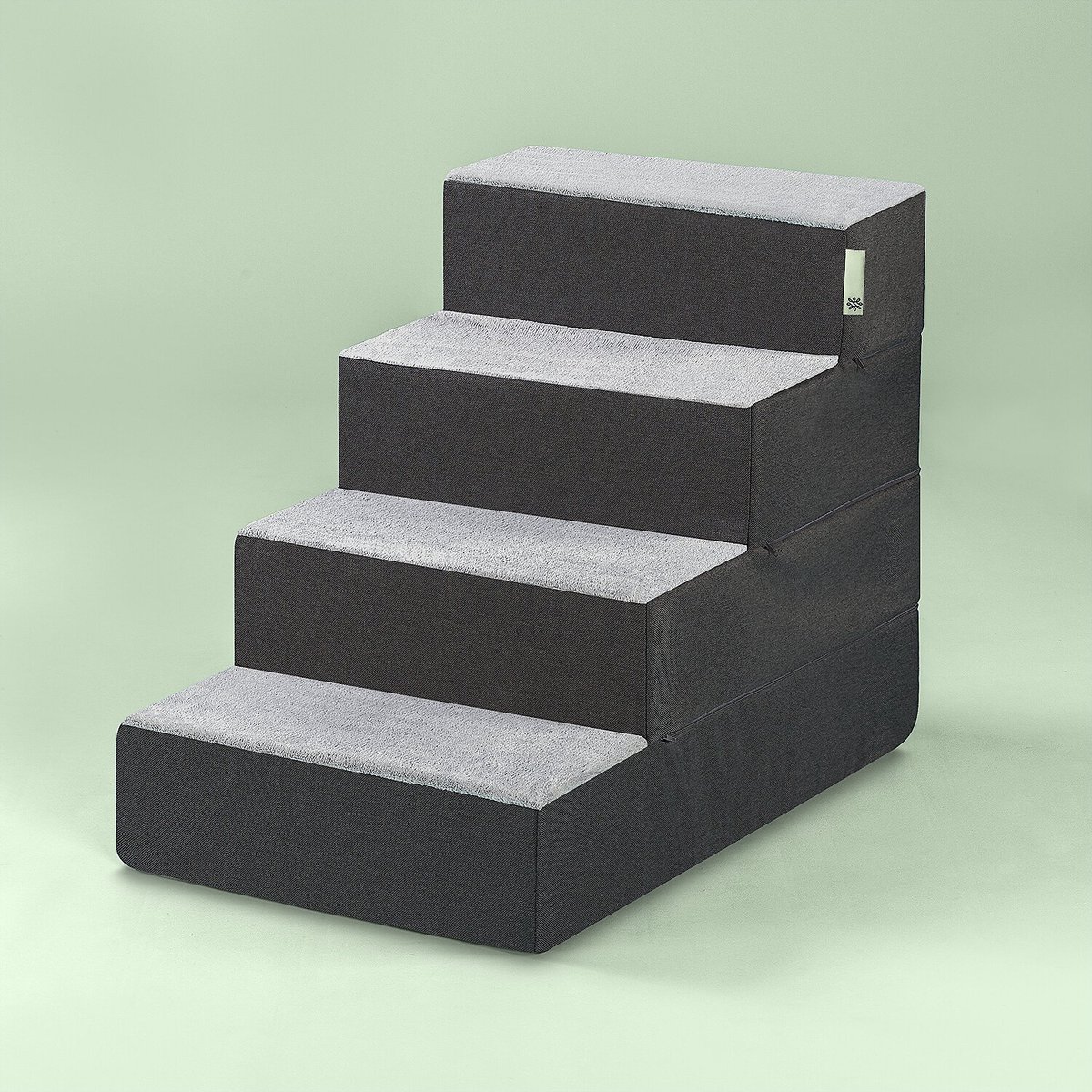 ZINUS Easy Cat & Dog Stairs, Grey, Large, 4-Step - Chewy.com