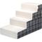 Show in main carousel: Zinus Easy Cat & Dog Stairs, Grey Checked, Large, 4-Step slide 2 of 7