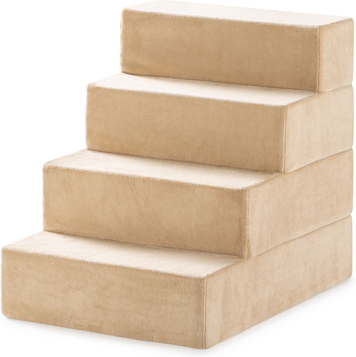 ZINUS Comfort Cat & Dog Stairs, Cream, XLarge, 4 Step