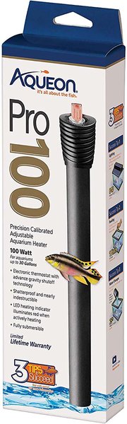 Aqueon Pro Aquarium Heater, 100 watt slide 1 of 13