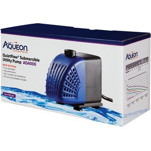 Aqueon Quietflow Submersible Aquarium Pump, Model 4000