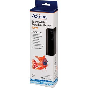 Aqueon Glass Adjustable Aquarium Heater, 100-watt