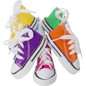 Bonka Bird Toys Mini Sneaker Foot Bird Toy, Color Varies, 6 count