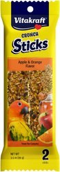 Vitakraft Crunch Sticks Apple & Orange Conure Bird Treat Toy