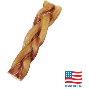 Bones & Chews Made in USA 6" Braided Bully Stick Dog Treat, 1 count
