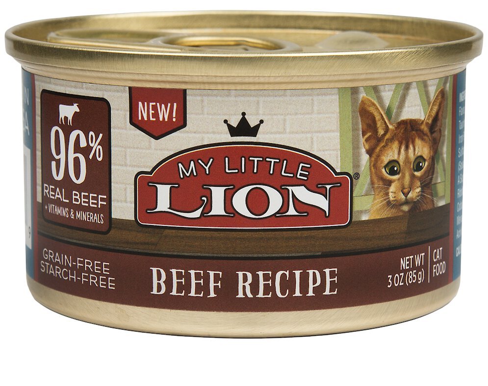 MY LITTLE LION 96% Beef Recipe Grain-Free Canned Cat Food Customer