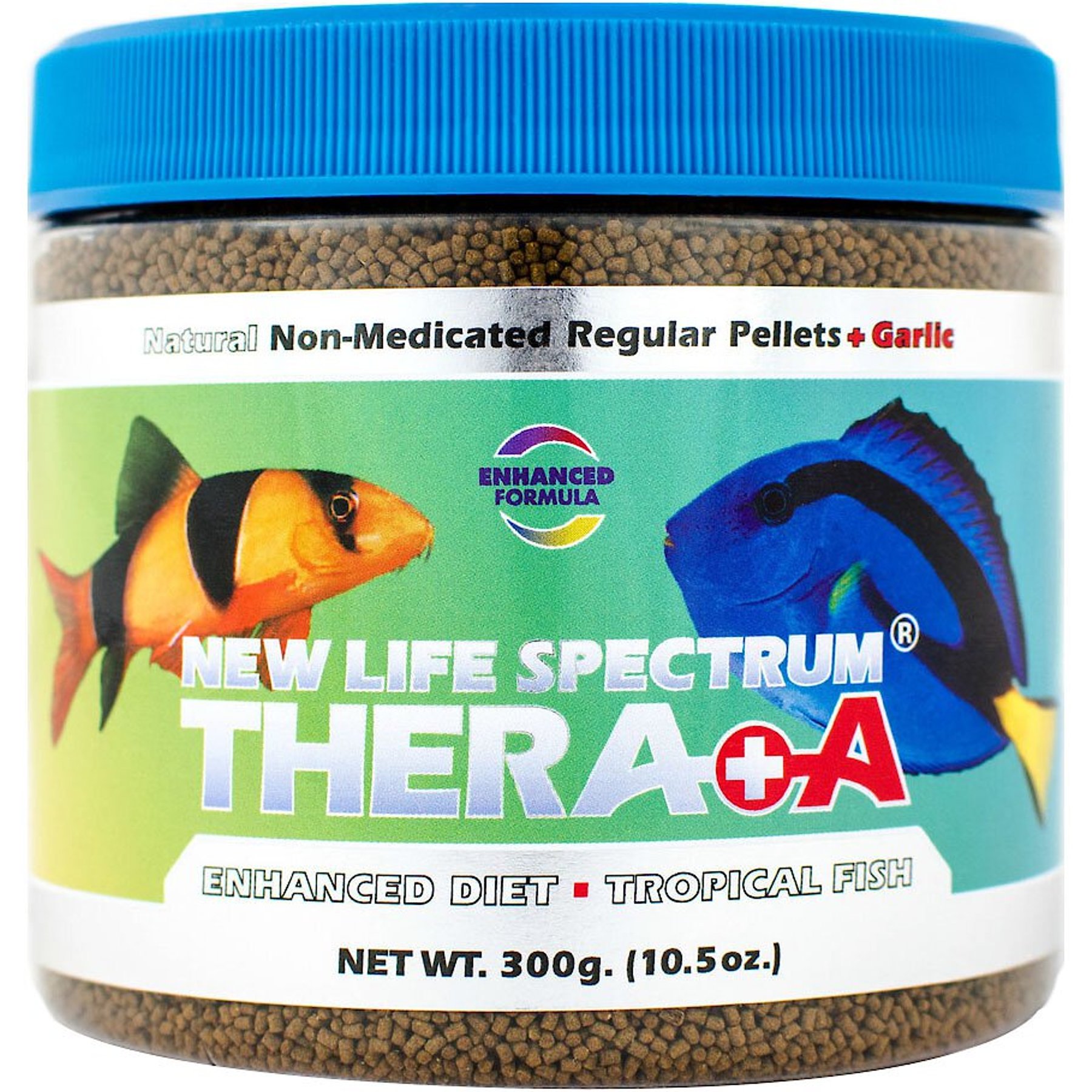 NEW LIFE SPECTRUM Naturox Thera-A 1mm Sinking Pellet Fish Food, 10.5-oz jar  