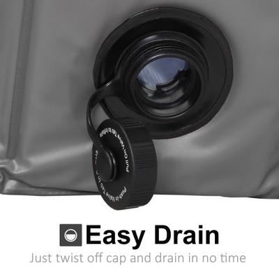 Show full view: KOPEKS Outdoor Portable Dog Swimming Pool, Gray, X-Large slide 4 of 7