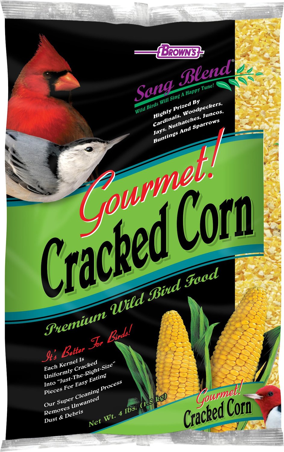 do wild birds eat cracked corn