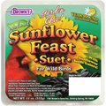 Brown's Garden Chic! Sunflower Feast Suet Cake Wild Bird Food, 11-oz tray