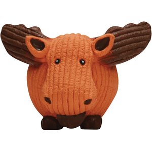 HuggleHounds Ruff-Tex Squeaky Dog Toy, Moose, Large