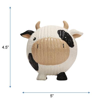 Show full view: HuggleHounds Ruff-Tex Cow Squeaky Dog Toy, Large slide 2 of 10