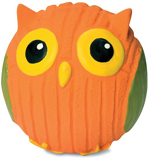 Squeaky owl dog toy sale