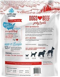 Farmland Traditions USA Dogs Love Beef Grain-Free Jerky Dog Treats, 2.5-lb bag slide 2 of 7