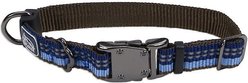 K9 Explorer Reflective Dog Collar, Sapphire, 10 to 14-in neck, 5/8-in wide