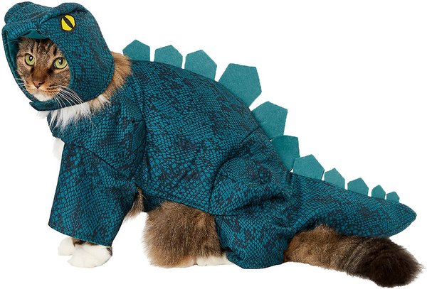 Frisco Stegosaurus Dinosaur Dog & Cat Costume, Small slide 1 of 9
