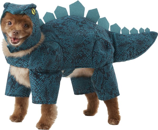 Frisco Stegosaurus Dinosaur Dog & Cat Costume, Medium slide 1 of 8