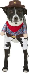 Frisco Front Walking Cowboy Dog & Cat Costume, Large