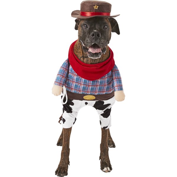 FRISCO Front Walking Cowboy Dog & Cat Costume, XX-Large - Chewy.com