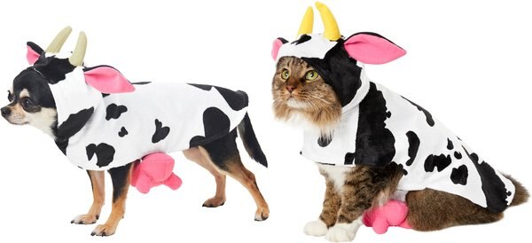 Frisco Udderly Cow Dog & Cat Costume, X-Small slide 1 of 10