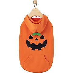 Frisco Jack O' Lantern Pumpkin Dog & Cat Hoodie Costume, X-Small