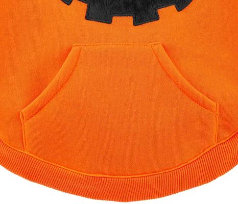 Show full view: Frisco Jack O' Lantern Pumpkin Dog & Cat Hoodie Costume, X-Small slide 6 of 9