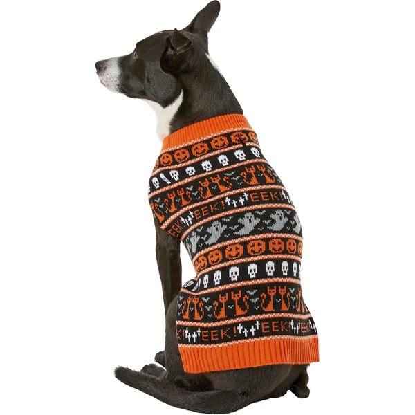 Frisco Halloween Fair Isle Dog & Cat Sweater, Large - Chewy.com