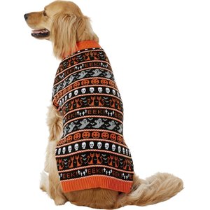 Frisco Halloween Fair Isle Dog & Cat Sweater, XX-Large