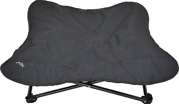 HDP Padded Napper Elevated Dog Bed, Black, Large slide 1 of 4