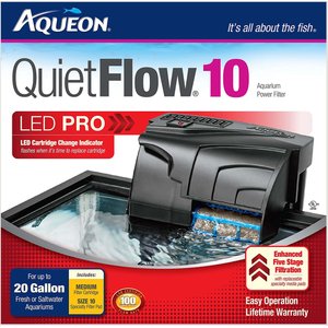 Aqueon LED Fish Aquarium Starter Kit, 10-gal