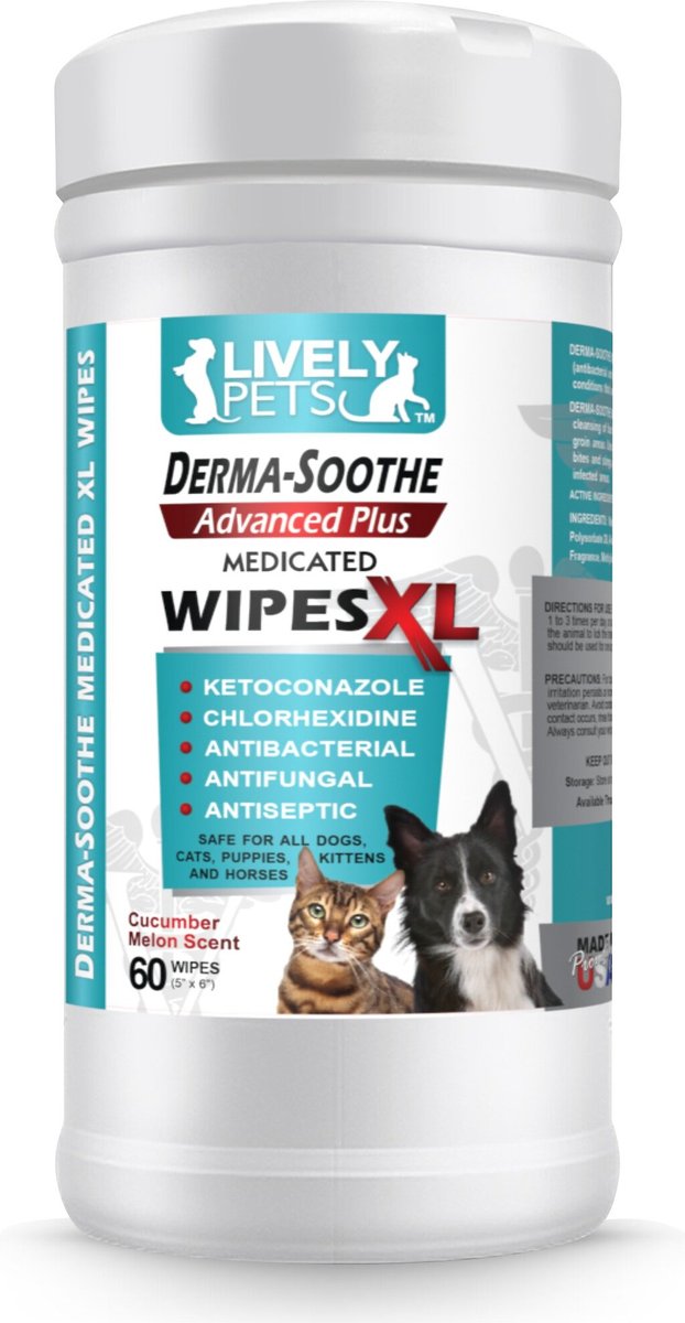 Medicated wipes 2024 for cats