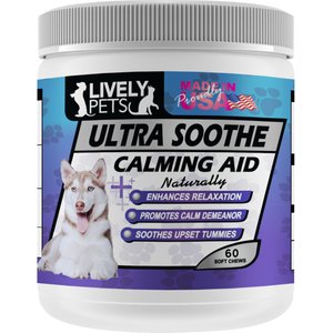 Lively Pets Ultra Soothe Calming Aid Dog Soft Chews