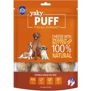 Himalayan Pet Supply Grain-Free yakyPUFF Peanut Butter Flavor Dog Treats, 2-oz bag