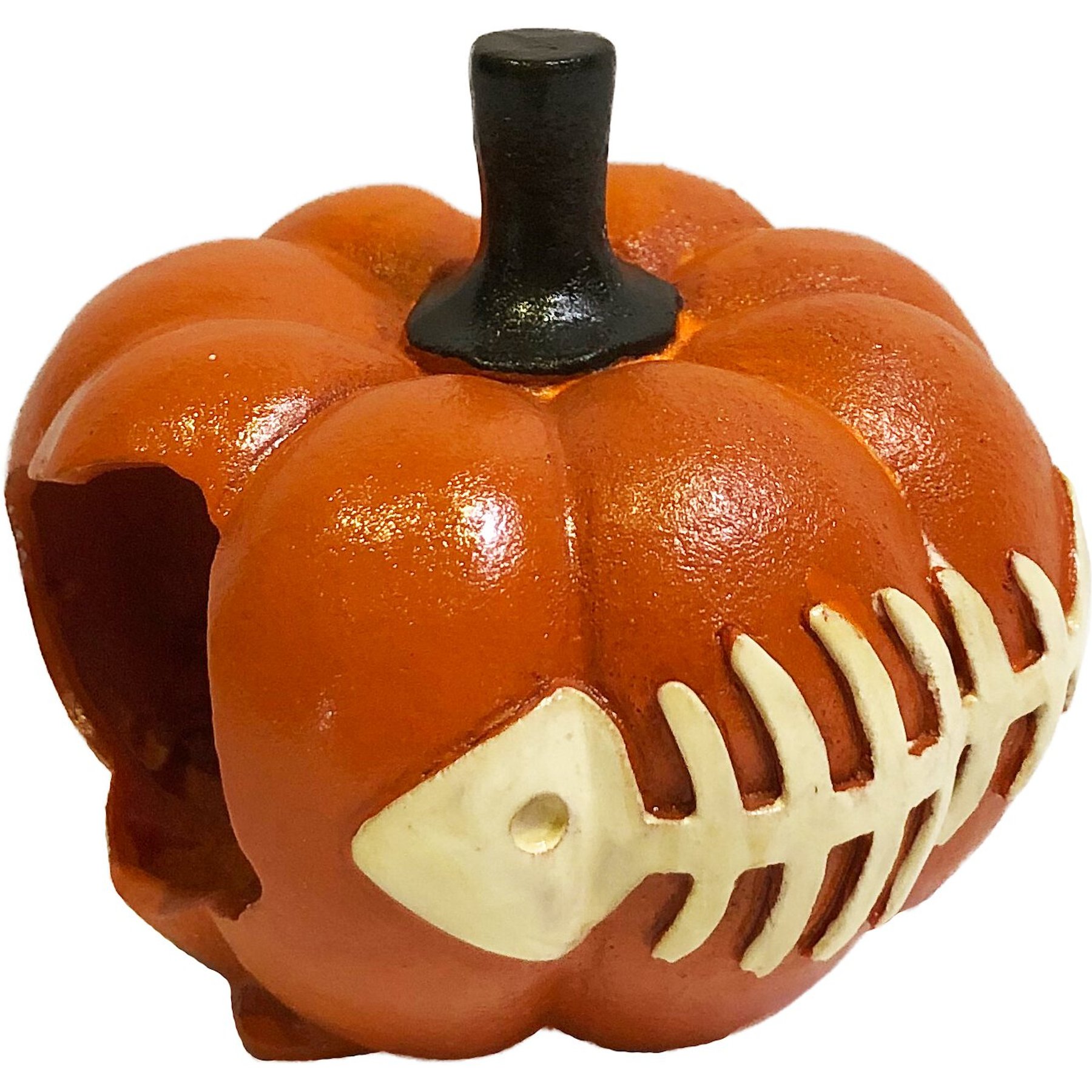 Pumpkin fish tank sales decoration