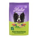 Halo Holistic Vegan Dog Food Complete Digestive Health Plant-Based Recipe with Superfoods Adult Formula Dry Dog Food, 21-lb bag