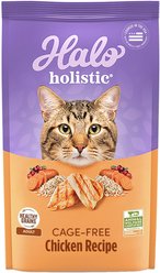 Halo Holistic Cage-free Chicken Recipe Complete Digestive Health Adult Dry Cat Food, 10-lb bag