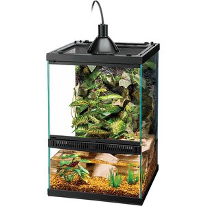 Zilla Tropical Vertical Starter Kit with Mini Halogen Lighting