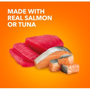 Iams Perfect Portions Indoor Tuna & Salmon Recipe Grain-Free Cuts in Gravy Variety Pack Adult Wet Cat Food Trays