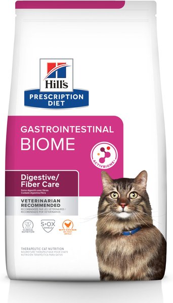 Hill's Prescription Diet Gastrointestinal Biome with Chicken Dry Cat Food, 4-lb bag slide 1 of 11